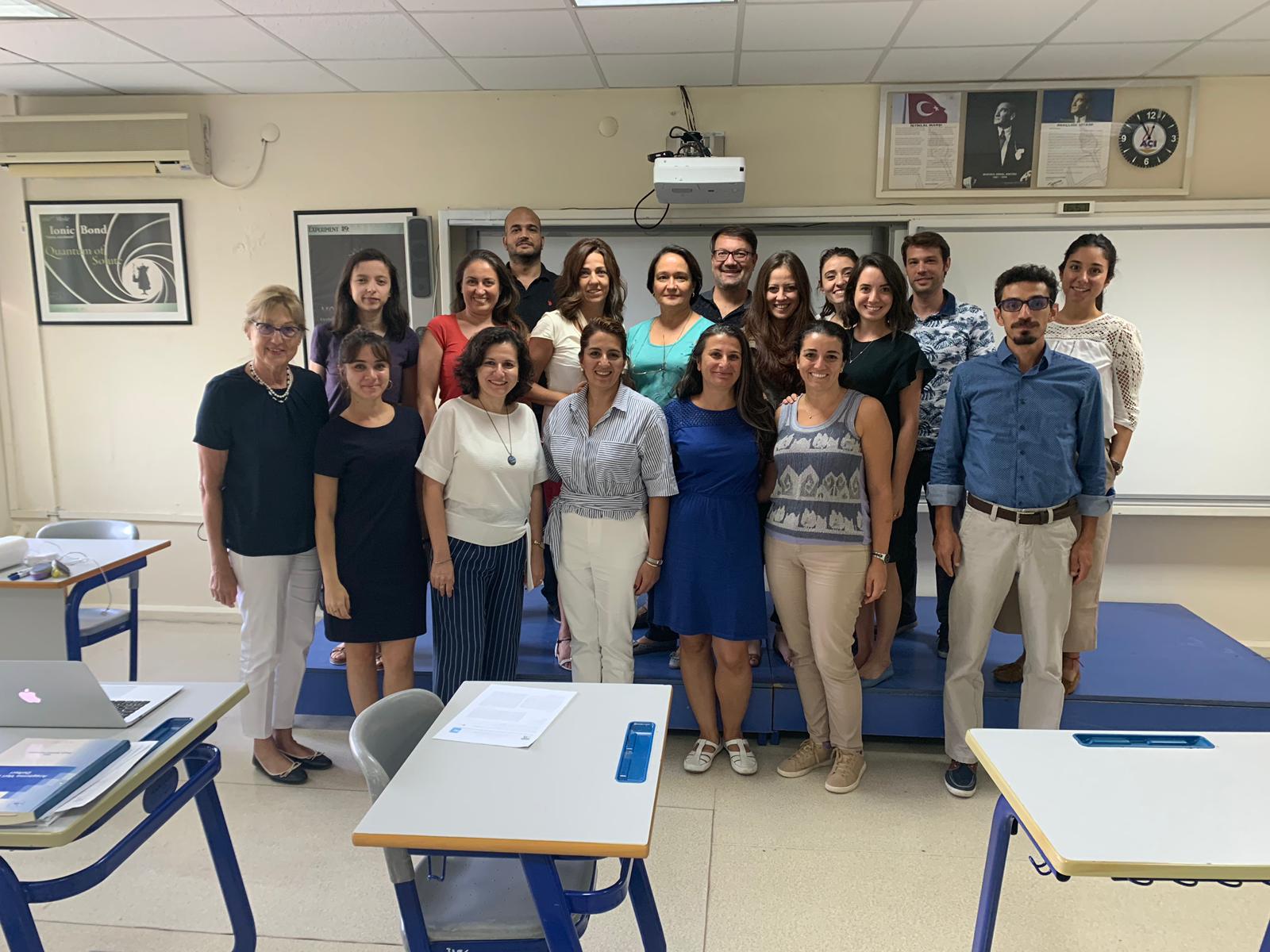 İzmir Amerikan Koleji lise fen zümresi ile proje eğitimi